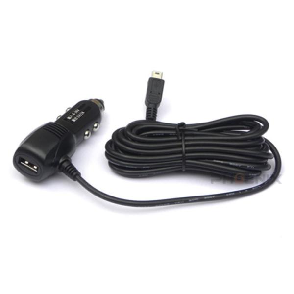 No-5509■サイズ（本体）：約90ｍｍｘ30ｍｍ■ケーブル長さ：約3.5ｍ■USBミニB端子用■12V・24V車対応■出力：5V/2A●ブルーLED付きで暗い車内でも差し込みやすいです。●カーナビ・ドライブレコーダー・スマートフォン・タ...