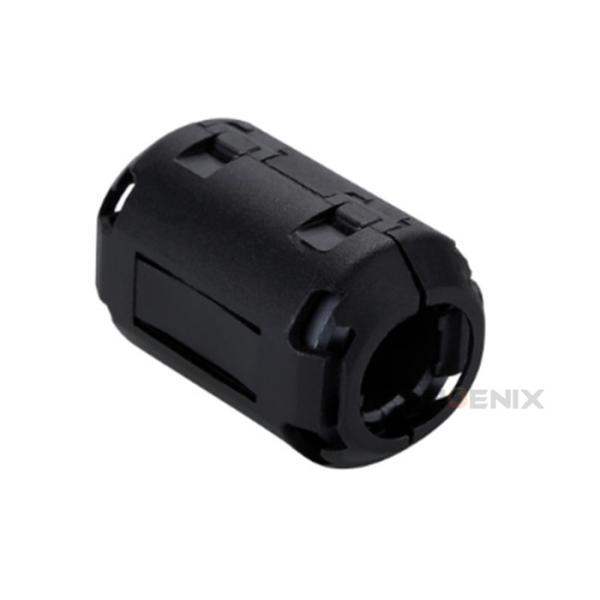 No-7578■商品内容：ノイズフィルター内径7mmｘ1■カラー：ブラック(黒)■サイズ：画像をご確認ください。●電源ケーブル、オーディオケーブル、USBケーブル、AV・OA機器などのケーブルに取り付けて、　高周波ノイズの影響を低減します。...