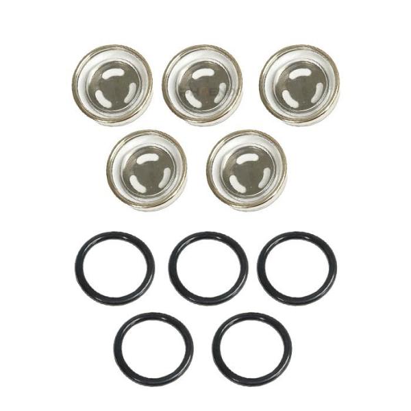 No-7947x5■商品内容：確認窓 x 5、ゴムパッキン x 5■サイズ：窓直径…約18mm、厚み…約6.5mm■参考適合：窓径約18mm汎用※車種により、加工が必要な場合がございます。●古くなると、ひび割れてフルードが漏れたり、曇ってい...