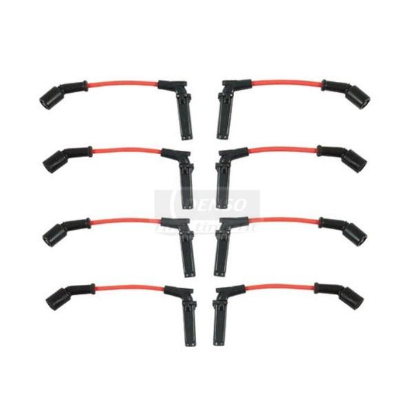 ハマーH2 03〜07y DENSO プラグコード　8本セット ハマーH2 03〜07y DENSO プラグコード 8本セット ハマーH2 03〜07y