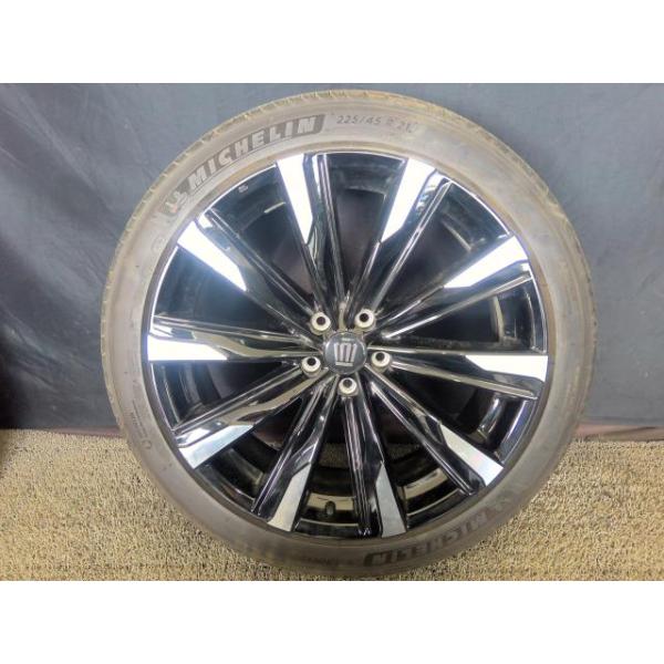 シマくん、クラウンアルミ中古 クラウン 中古 ミシュラン 225/45R21 42611-30K70 21×7.5J タイヤ