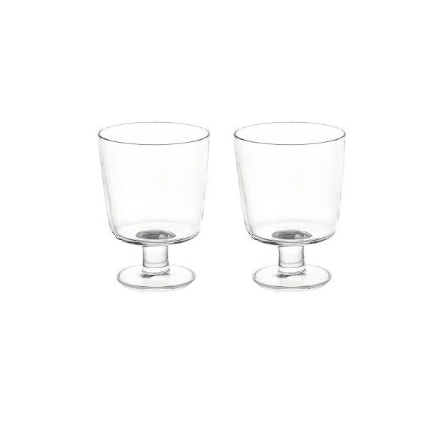 【セット商品】IKEA イケア ゴブレット クリアガラス 300ml 2個セット 90278362x2 IKEA 365+