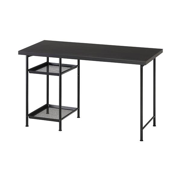 イケア（IKEA） デスク ブラックブラウン/ブラック 120×60cm