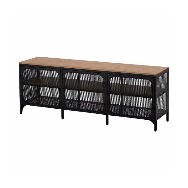 イケア（IKEA） テレビ台 ブラック 150x36x54cm big30339293 FJALLBO