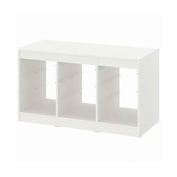IKEA イケア TROFAST トロファスト フレーム ホワイト 99x44x56cm big60351434