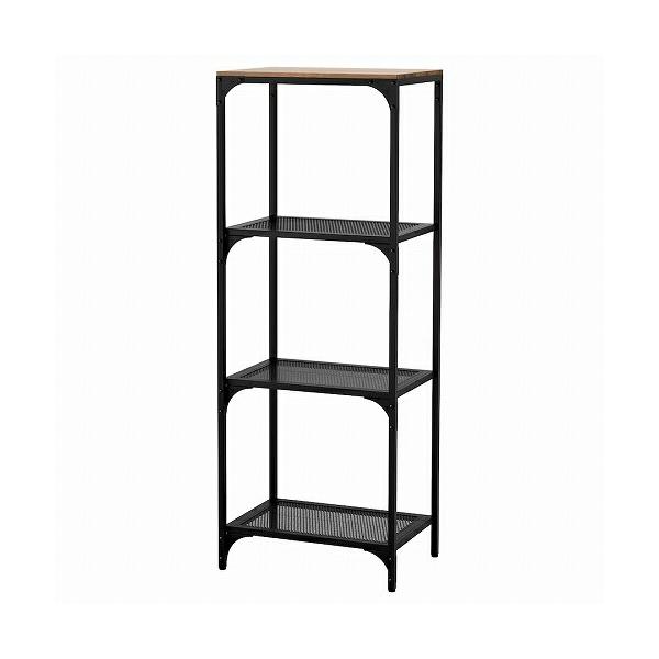 イケア（IKEA） シェルフユニット ブラック 51x136cm big90342198