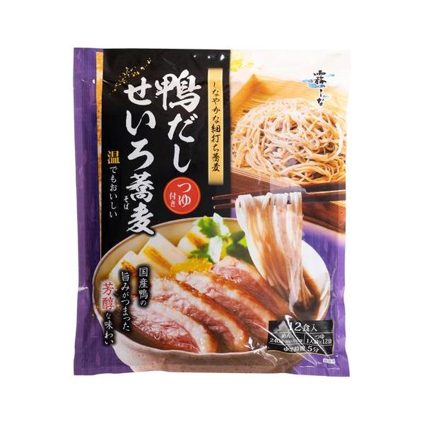 鴨だしせいろ蕎麦 12食 cost18623