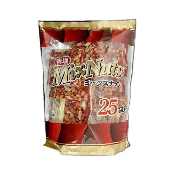 有塩ミックスナッツ 25袋入り cost73995