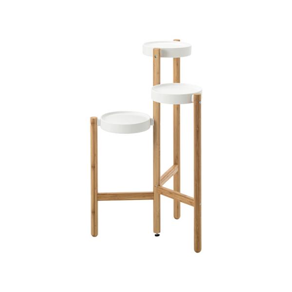 イケア（IKEA） プラントスタンド 竹 ホワイト 白 78cm d60294962