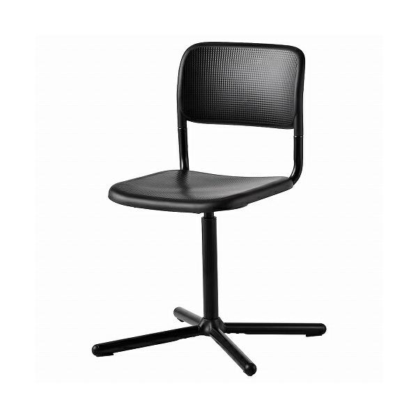 IKEA イケア 回転チェア 合皮 黒 イケア（IKEA） 回転チェア ブラック 黒 fp10503468 SMALLEN スメレン