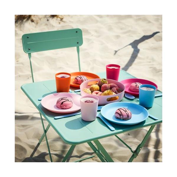 IKEA イケア ピクニックセット 21点 ピンク/ブルー m00617390 MARULK マルーク