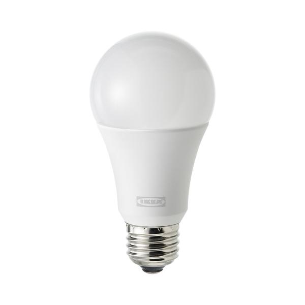 IKEA イケア LED電球 E26 1520ルーメン 調光可能/球形 オパールホワイト  m20591539 SOLHETTA ソールヘッタ