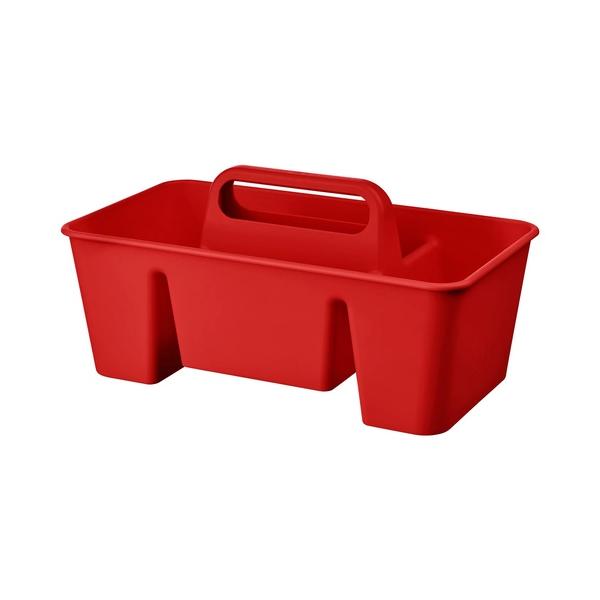 IKEA イケア デスクオーガナイザー レッド 32x 18x16cm m30620145 STACKSTOD スタックストッド