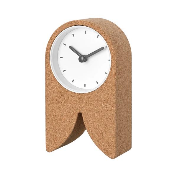 IKEA イケア 時計 コルク ホワイト 8x 15x4cm m30620452 FLODKRAFTA フロードクレフタ