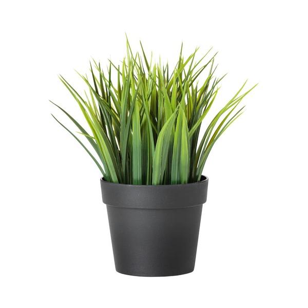 IKEA イケア 人工観葉植物 室内/屋外用 グラス 9cm m30621003 FEJKA フェイカ