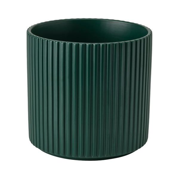 IKEA イケア 植木鉢 ダークグリーン 12cm m40609232 DAKSJUS ダクシュース