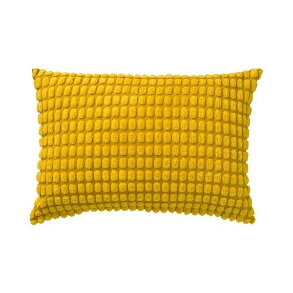 【カバーのみ】IKEA イケア クッションカバー イエロー 40x58cm m50626405 SVARTPOPPEL スヴァルトポッペル