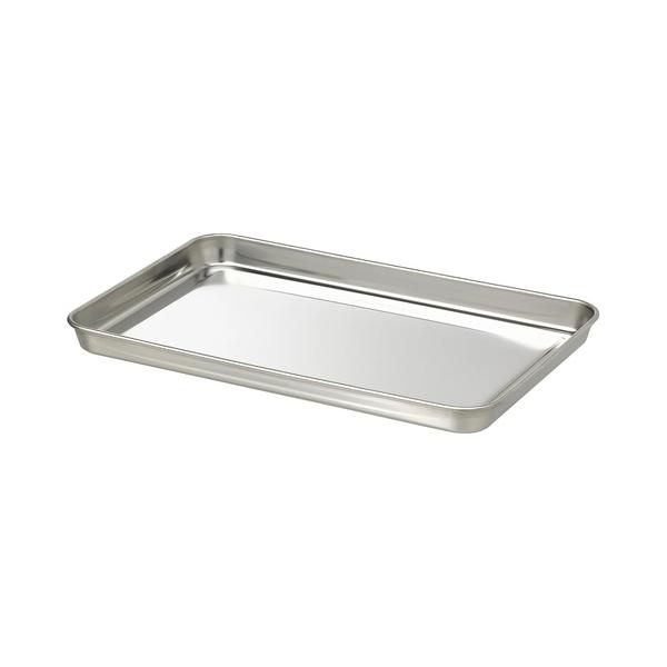 IKEA イケア サービングトレイ ステンレススチール 30x20cm m60615152 GRILLTIDER グリルティデル
