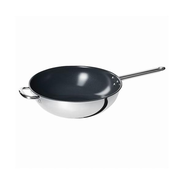 IKEA イケア 中華鍋 ステンレススチール こびりつき防止加工 32cm m90580716 IKEA 365