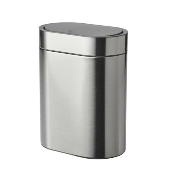 イケア（IKEA） BROGRUND ブログルンド タッチ式ゴミ箱 4L ステンレス