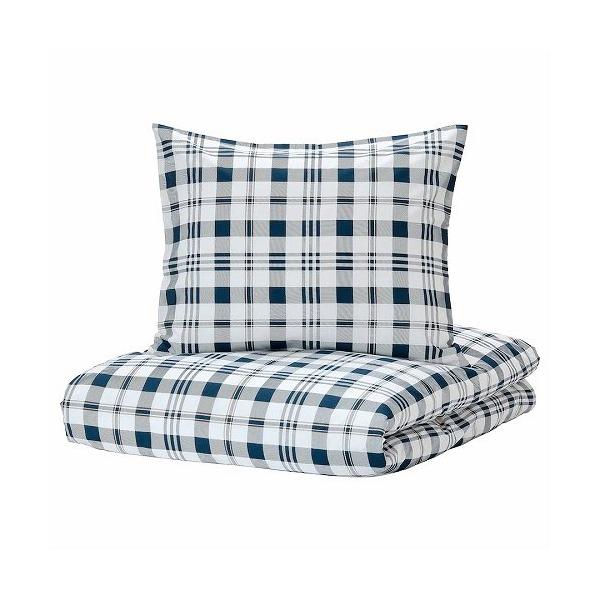 Ikea イケア 掛け布団カバー 枕カバー ホワイト 白 ブルー 青 チェック シングル 150x0cm N Spikvallmo スピクヴァッルモ N 株式会社 クレール 通販 Yahoo ショッピング