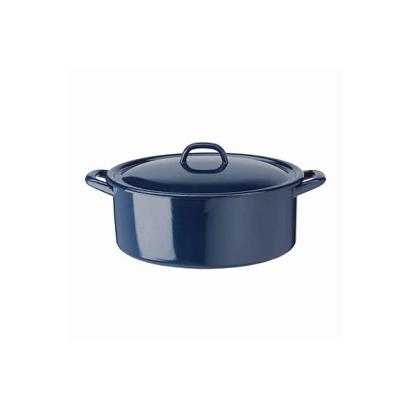 Ikea イケア 両手鍋 29cm ふた付き スチール ホーロー加工 N Vardagen N 株式会社 クレール 通販 Yahoo ショッピング