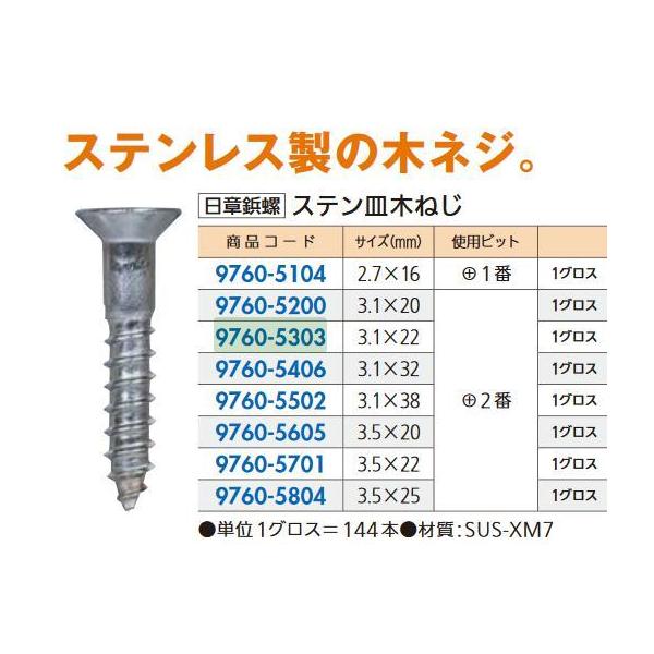 tH[pi ͕e XeM؃lW SUS-XM7 (+) 3.1×22mm 97605303