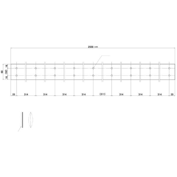 gЖؗpLbNv[g Jp {@F2,604mm D13Z1005 LIXIL NV TOSTEM gXe