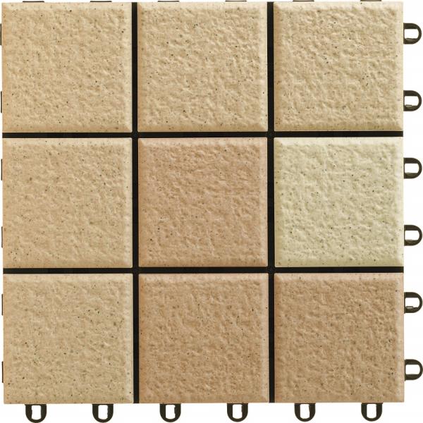 三協アルミ タイル KTB-10 GB 10枚入り 床化粧材 タイル(テラコッタ調