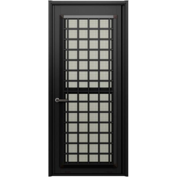 賢治作　守門 LIXIL リシェント勝手口ドア ランマなし 高断熱・三方額縁