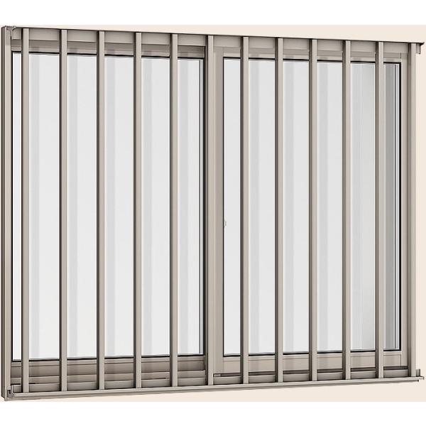 サーモスA 引違い 2枚建て 面格子付き 一般複層ガラス仕様 13305 W：1,370mm × H：570mm LIXIL リクシル TOSTEM トステム