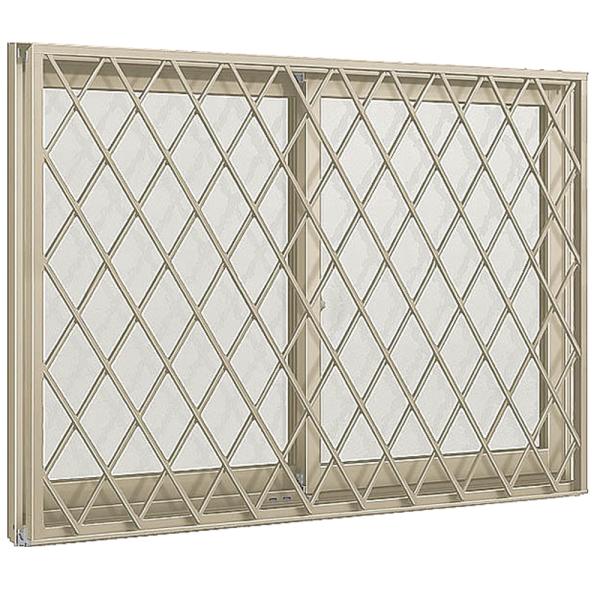 LIXIL セレクトサッシPG 引違い 2枚建て ヒシクロス面格子付 一般複層