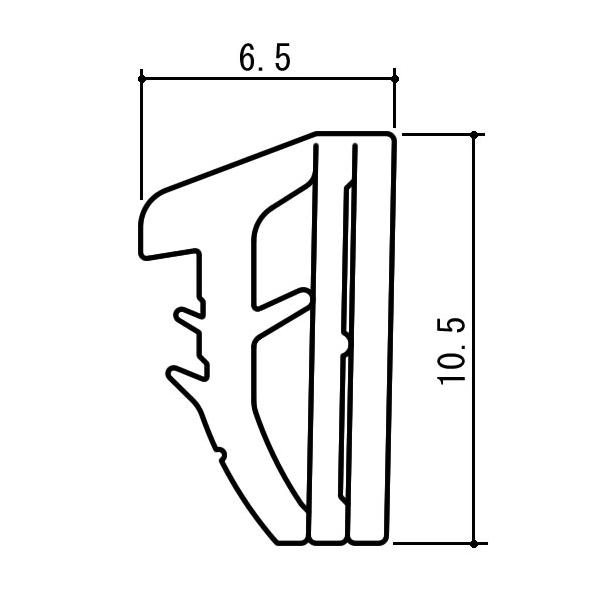 LIXIL（リクシル） グレイジングビード ガラス厚：5〜6.8mm用 50m / 1