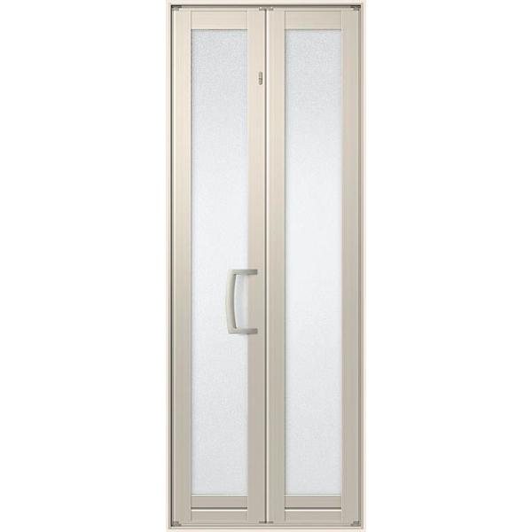 浴室中折ドア WF-2型 デザイン無し樹脂パネル 呼称0718 W：750mm×H