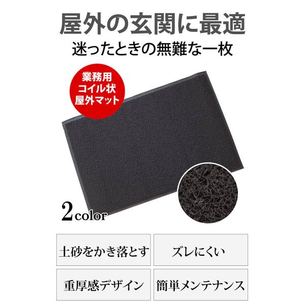 業務用 屋外玄関に最適 ヌードルフロアマット 玄関マット 屋外 60 90cm 泥落とし 屋外用ドアマット Buyee Buyee Japanese Proxy Service Buy From Japan Bot Online