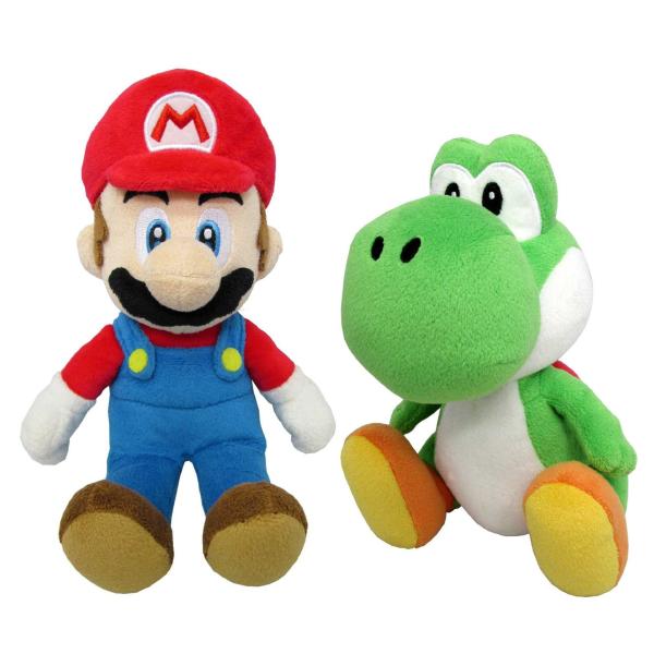 マリオ&ヨッシー(S) ぬいぐるみ 2種セット 【座高約18cm マリオ&ヨッシー(S) ぬいぐるみ 2種セット 【座高約18cm