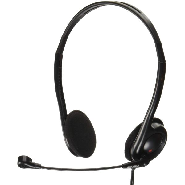 他サイト： バッファロー BUFFALO 両耳ヘッドバンド式ヘッドセット 4極の商品画像