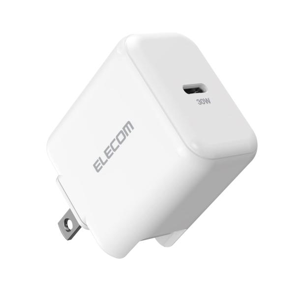 他サイト： エレコム 充電器 USB PD対応 30W Type-C ×1ポート 折りたたみ式プラグ コンセント 小型 軽量 【 iPhone 15/14/SE3の商品画像