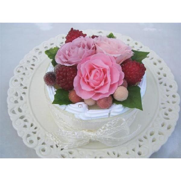 プリザーブドフラワー花10月バースデーケーキ風ピンクローズアレンジ Birth10 350 プリザーブドフラワーギフトclaps 通販 Yahoo ショッピング