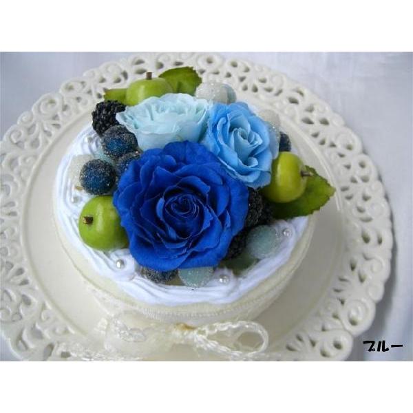 プリザーブドフラワー花ケーキ風9月バースデーブルーローズアレンジ Birth9 350 プリザーブドフラワーギフトclaps 通販 Yahoo ショッピング