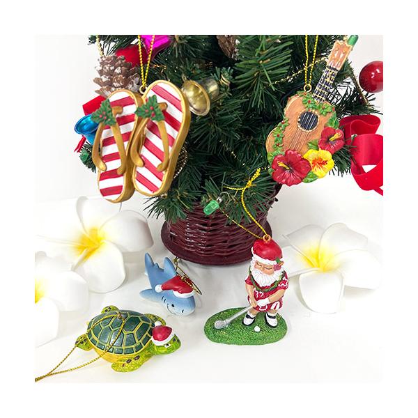 クリスマスツリー オーナメント サンタ F ハワイ 飾り サンタクロース