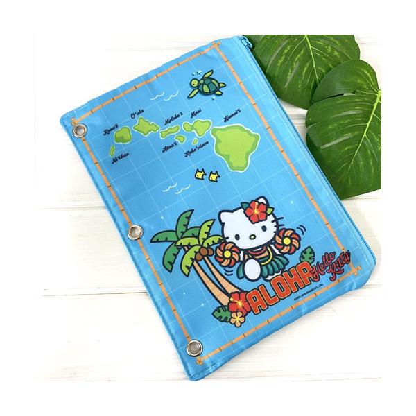 ハワイ サンリオ キティ 筆箱 Island Heritage ハローキティ