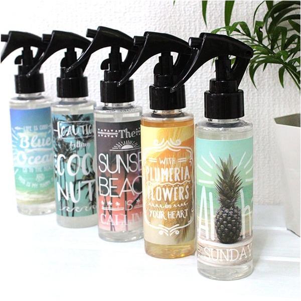 ハワイ/ハワイアン雑貨/ルームスプレー/消臭スプレー/リラックス/プルメリア/ココナッツ/ハワイの香り【商品説明】ハワイの写真をプリントした消臭効果付きスプレー☆お部屋やトイレの気になる匂いをハワイアンな爽やかな香りにチェンジ！ ＜ALOH...