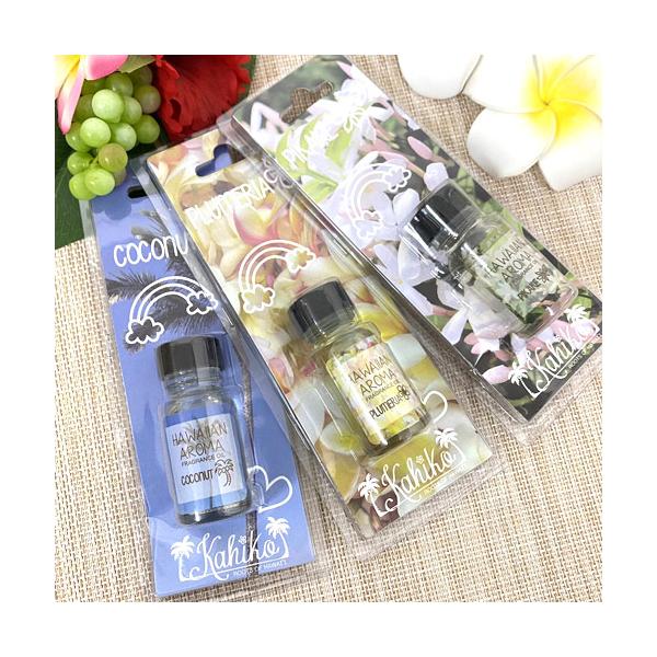 ハワイ/アロマ/オイル/ハワイアン雑貨/ハワイ雑貨/癒し/フレグランス/プルメリア/ココナッツ/ピカケ/快眠【商品説明】　アロマバーナーやアロマライトなどの芳香器具で香りをお楽しみください。　また、香りの薄くなったポプリや思い出の貝殻・小石...
