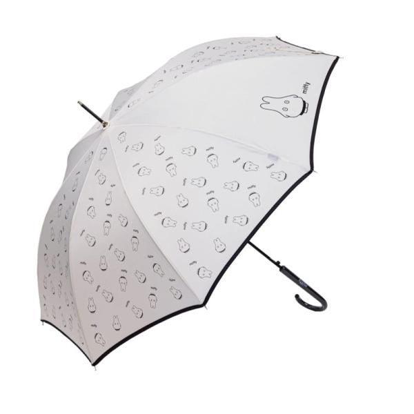 晴雨兼用 傘 レディース 雨傘 16本骨 木調 木製 持ち手 シック シンプル