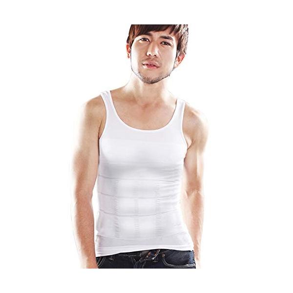 加圧インナー メンズ タンクトップ 筋トレ時に着用 Monovo マッスルプレス 1枚 黒 白 S M L Blusquare Org