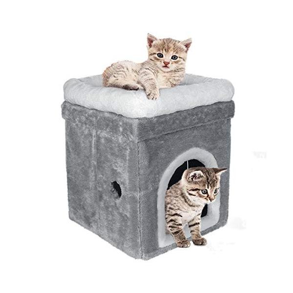 ペットハウス キャットハウス ペットソファー ペットベッド 多機能 折りたたみ式 猫 犬 ボックスハウス 寝床 ソフトケージ Www Arilab Com Tr Index Php