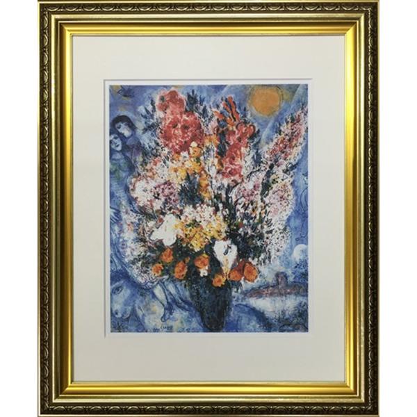 マルクシャガール　天に捧げる花束 Original Bouquet 額装込 マルクシャガール 天に捧げる花束 Original Bouquet 額装込
