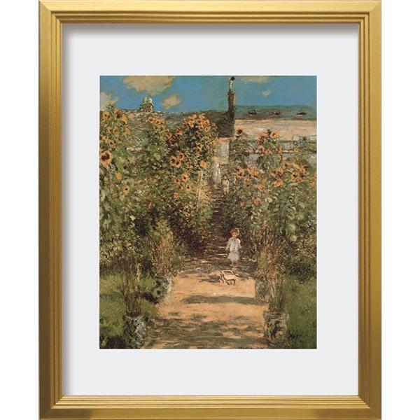 アートパネル クロードモネ Claude Monet The Monet's garden at