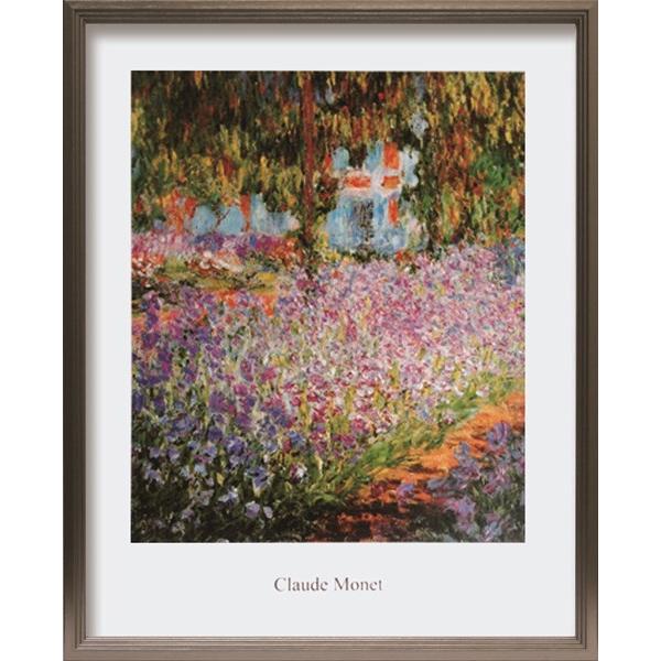クロード・モネ、 アートパネル クロードモネ Claude Monet The Monet's garden at